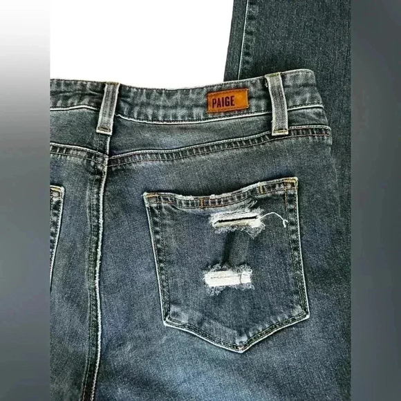 PAIGE Julia Straight Tamara Jeans Mid-rise - Picture 5 of 9